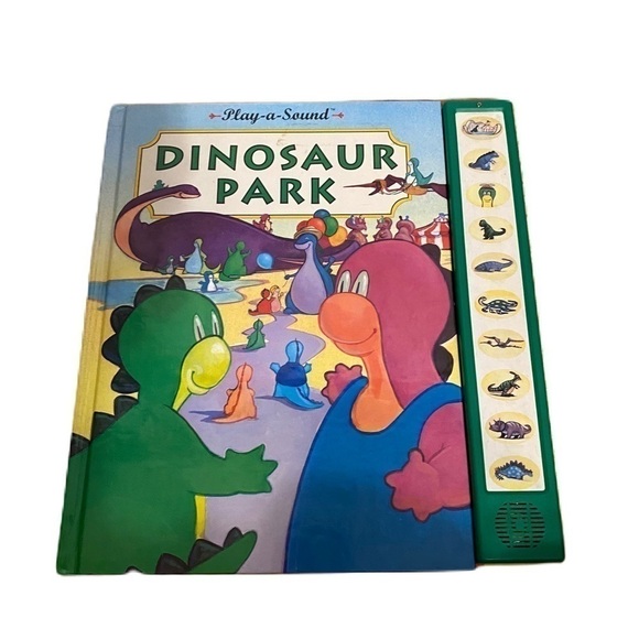 Dinosaur Park Play A Sound Book Hardcover Kids Roaring - Picture 1 of 3